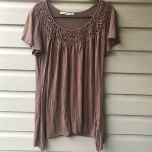 1X Maria Gabrielle Brown Cocoa Top